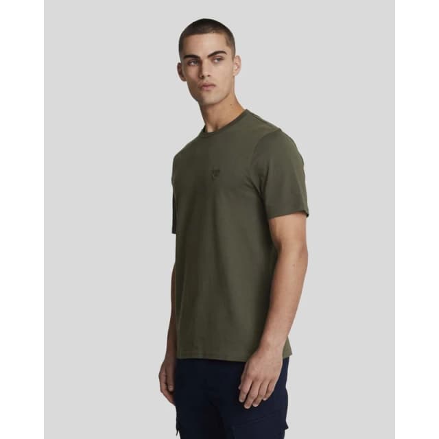 Lyle and Scott Tonal Eagle T-Shirt Green male S
