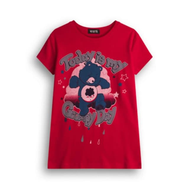 Care Bears Short Sleeved T-Shirt Red female