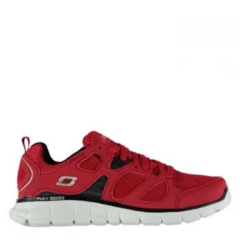 Skechers Vim Turbo Childrens Trainers - Red/Black
