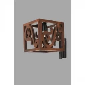 Zora ceviz aplik Brown Wall Lamp