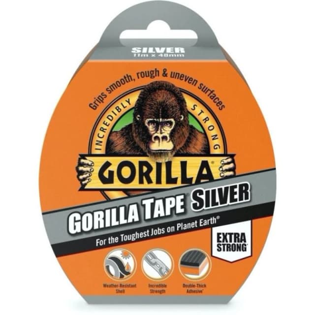 Gorilla Duct Tape Silver unisex