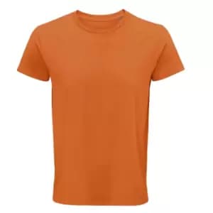SOLS Mens Crusader Organic T-Shirt (L) (Orange)