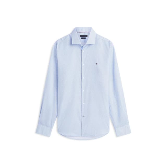 Tommy Hilfiger Tommy MicroPrint LS Sn62 Sweet Blue male M