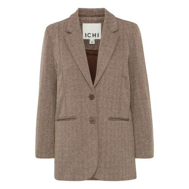 Ichi Womens blazer Ichi Ihkate Jacquard Marron Female M