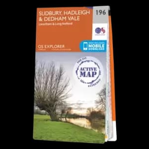 Map of Sudbury, Hadleigh & Dedham Vale