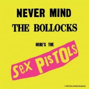 The Sex Pistols - Never mind the Bollocks Single Cork Coaster