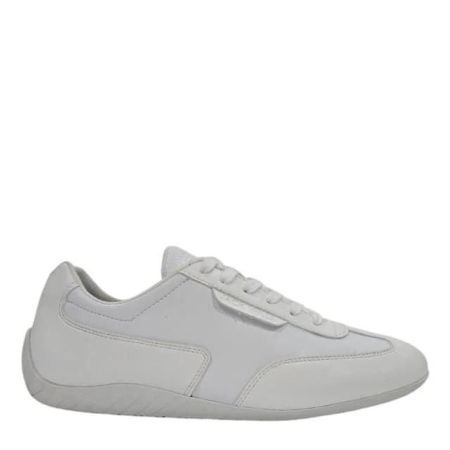 Jack Wills Womens JW Yosemite Suede Lace Up Low-Top Trainers White female 4 (37)