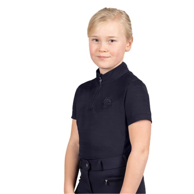 Coldstream Next Generation Hamilton Sparkle Sports Top in Navy Size: 11-12 Years Navy Unisex 11-12 Years
