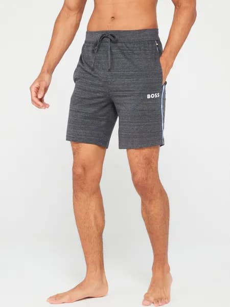 Boss Boss Rise Shorts 10262793 01 Pyjama Shorts Small Grey 43158502350