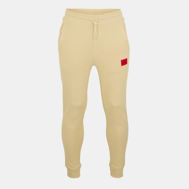 Hugo Mens Closed Hem Fleece Joggers Open Beige male XS