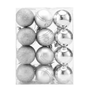 Christmas Tree Baubles 24 48 Pieces Set Xmas Balls Shatterproof Shiny Matt Assorted Decoration Casaria Christmas Tree Baubles Matt Shiny Christmas