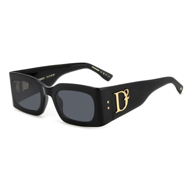 DSquared2 Dsquare Rectangular Black female 52 cm