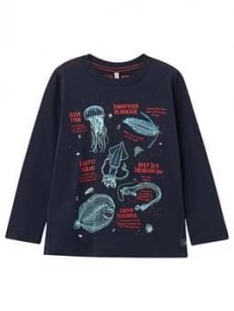 Joules Boys Raymond Glow In The Dark T-Shirt - Navy