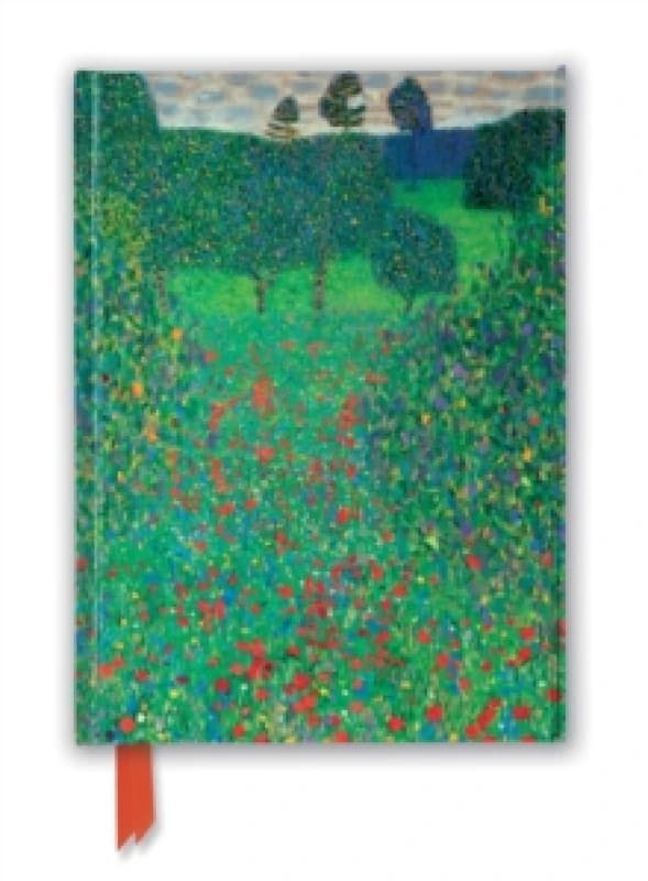 Gustav Klimt: Poppy Field (Foiled Journal) Notebook / blank book