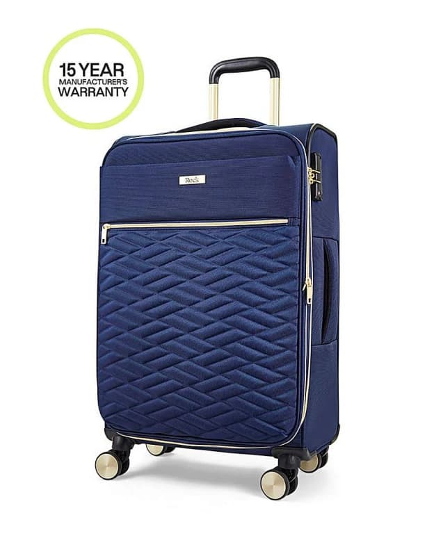 Rock Rock Sloane Medium Suitcase Navy Navy ZW89901
