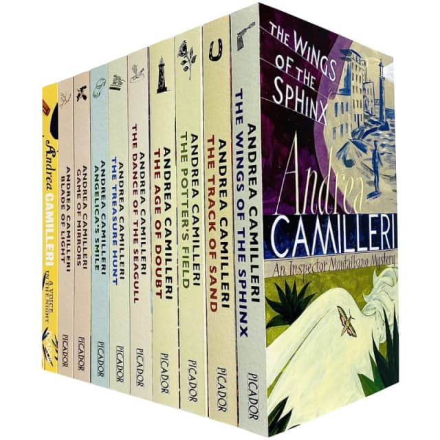 Inspector Montalbano Mysteries 10 Book Set By Andrea Camilleri Paperback Edition Andrea Camilleri Books