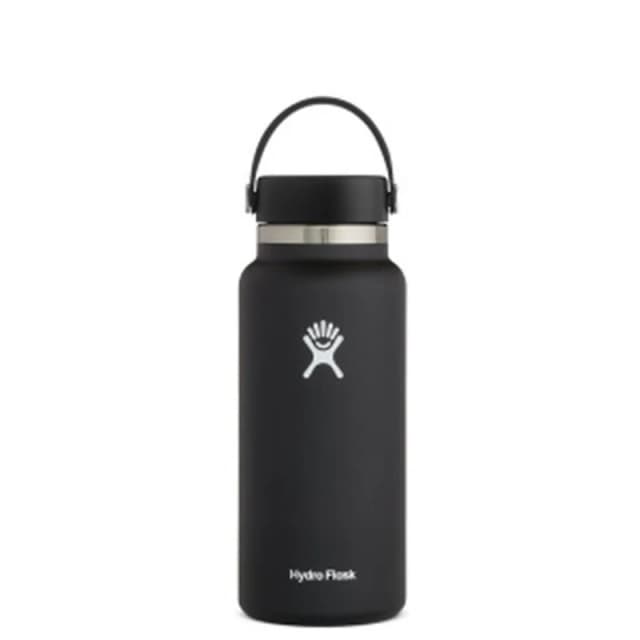 Hydro Flask Wide Mouth Flex Cap thermo bottle colour Black 946 ml