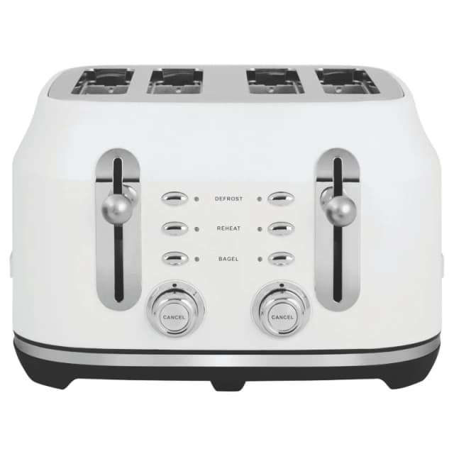 Rangemaster Classic RMCL4S304WH 4 Slice Toaster - White
