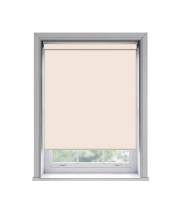 New Edge Blinds No Drill Pink Thermal Blackout Roller Blind 170cm Drop Size: 125cm Pink Unisex 125 cm