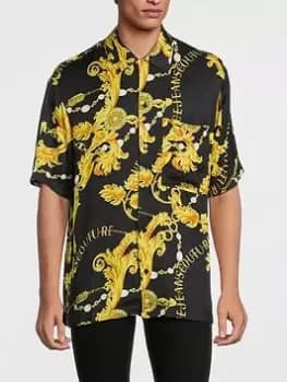 Versace Jeans Couture Versace Jeans Couture Logo Bow S/S Print Shirt