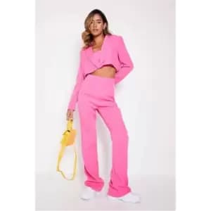 I Saw It First Tailored Wide Leg Trouser - Pink