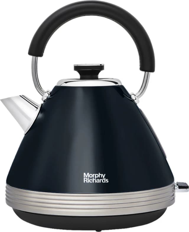 Morphy Richards Venture Retro Pyramid 100334 Kettle - Onyx