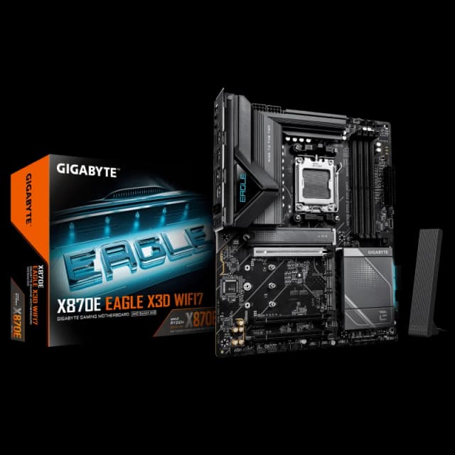 Gigabyte X870E EAGLE X3D WIFI7 ATX AMD Ryzen DDR5 WIFI Motherboard - Socket AM5