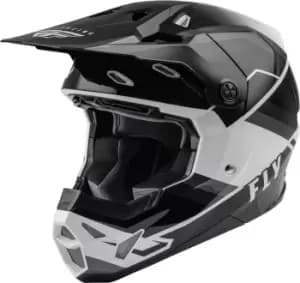 FLY Racing Formula CP Rush Motocross Helmet, black-grey-white, Size 2XL, black-grey-white, Size 2XL