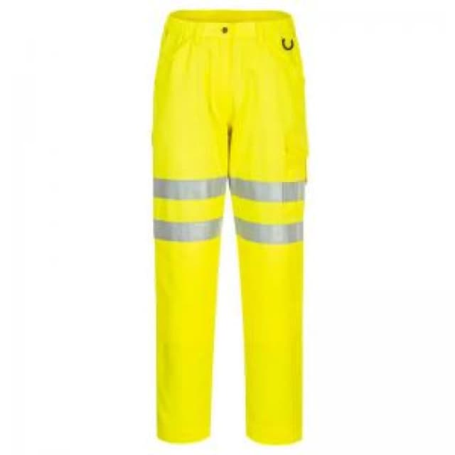 Portwest Eco Hi Vis Work Trousers EC40YER28 Colour: Yellow