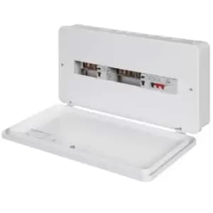 Schneider Easy9 7+6 Dual 100A RCD Single Phase Consumer Unit - EZ9ESLR7R6CMCU