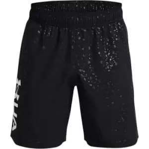 Under Armour Woven Embroidered Shorts Mens - Black