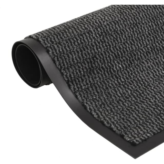 VIDAXL Dust Control Mat Rectangular Tufted 60x90cm Anthracite Vidaxl 132706