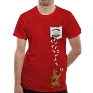 Scooby Doo - Scooby Pocket Mens Medium T-Shirt - Red