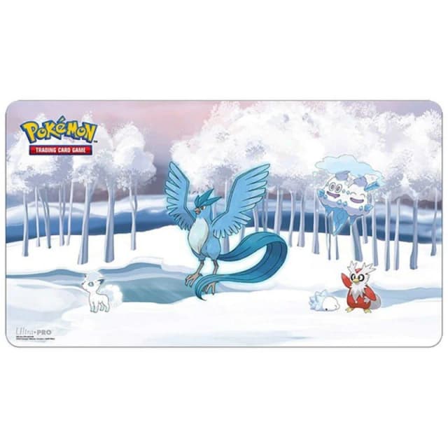 Pokemon PKM Frosted Forest Playmat - White White One Size