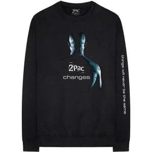 Tupac - Changes Unisex Large T-Shirt - Black