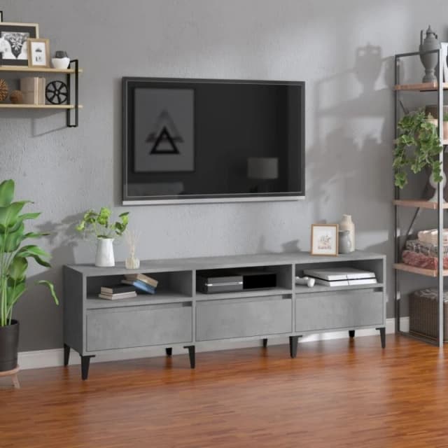 VIDAXL Vidaxl - tv Cabinet Concrete Grey 150x30x44.5cm Engineered Wood 8720845878276