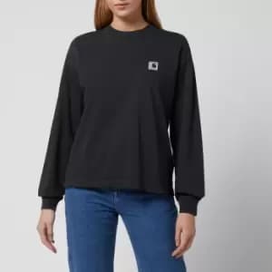 Carhartt Wip Nelson Longsleeve Womens, Black, Female, Longsleeve, I029962.89XX