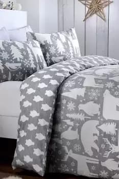 'Arctic Animals' Christmas Duvet Cover Set