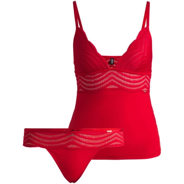 Boss Boss Vest & Thong Giftset 10269553 - Red Red 10