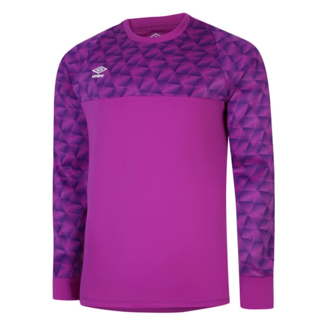 Umbro Umbro Men Flux Long-Sleeved Goalkeeper Jersey in Purple Size: Medium Purple M Male 5063377394641