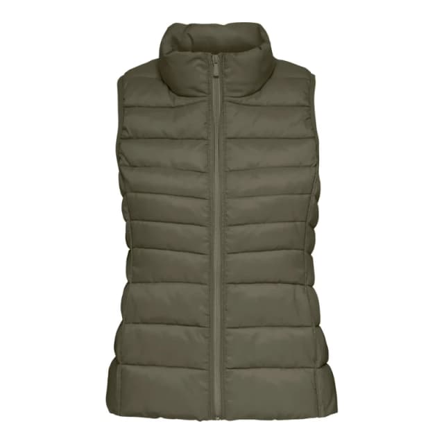 Only Sleeveless Puffer Jacket Only Newclaire Vert Female XS