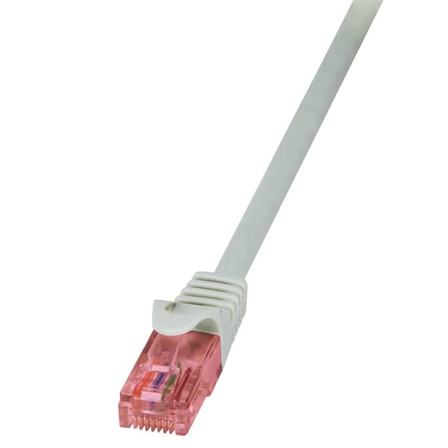 LogiLink 3.0m. Cat6 networking cable Grey 3m U/UTP (UTP)