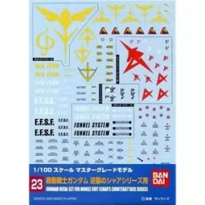 Gundam Decal 23 MG Multi Char Counter