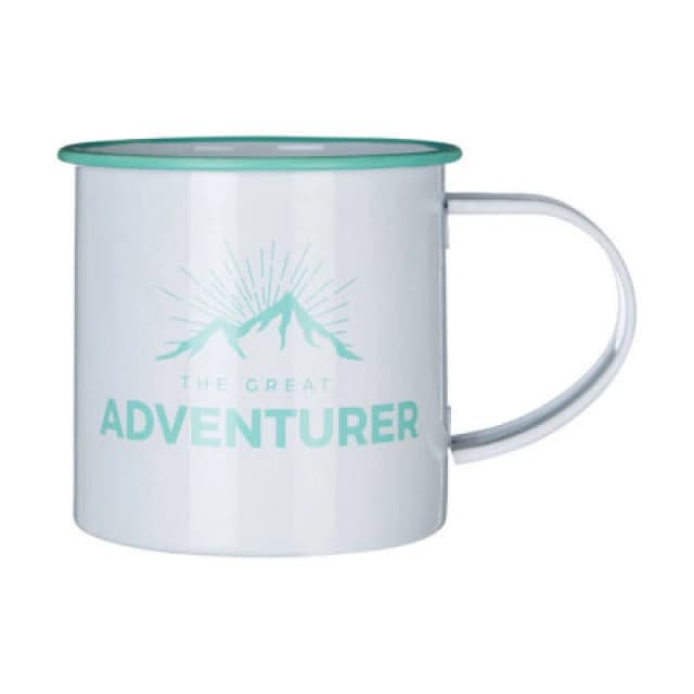 Premier Housewares Adventurer 350ml Mug White unisex