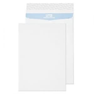 PREMIUM Tear Resistant Gusset Envelopes 16X12 Peel & Seal 406 x 305 x 50 mm Plain 125 gsm White Pack of 20