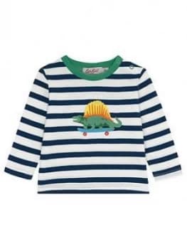 Cath Kidston Baby Boys Dino Long Sleeve T-Shirt - Navy