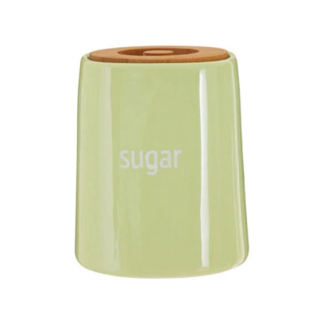 Premier Housewares Maison by Premier Fletcher Ceramic Sugar Canister Green