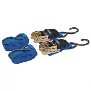 Draper 92769 Ratcheting Tie Down Strap Set (2 Piece)