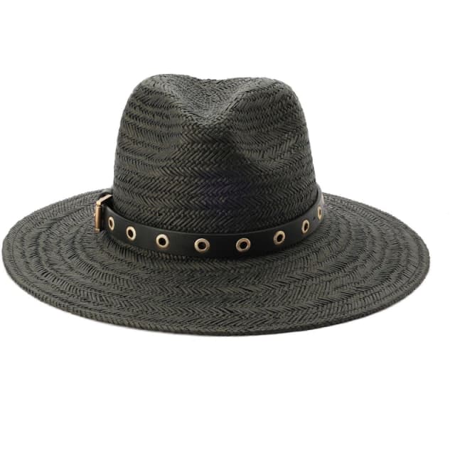 AllSaints ALLSAINTS ALTERNATING WEAVE FEDORA Black unisex Mens