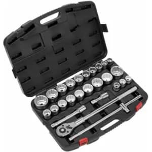 Sealey AK2584 Socket Set 26pc 3/4"Sq Drive 12-point WallDrive